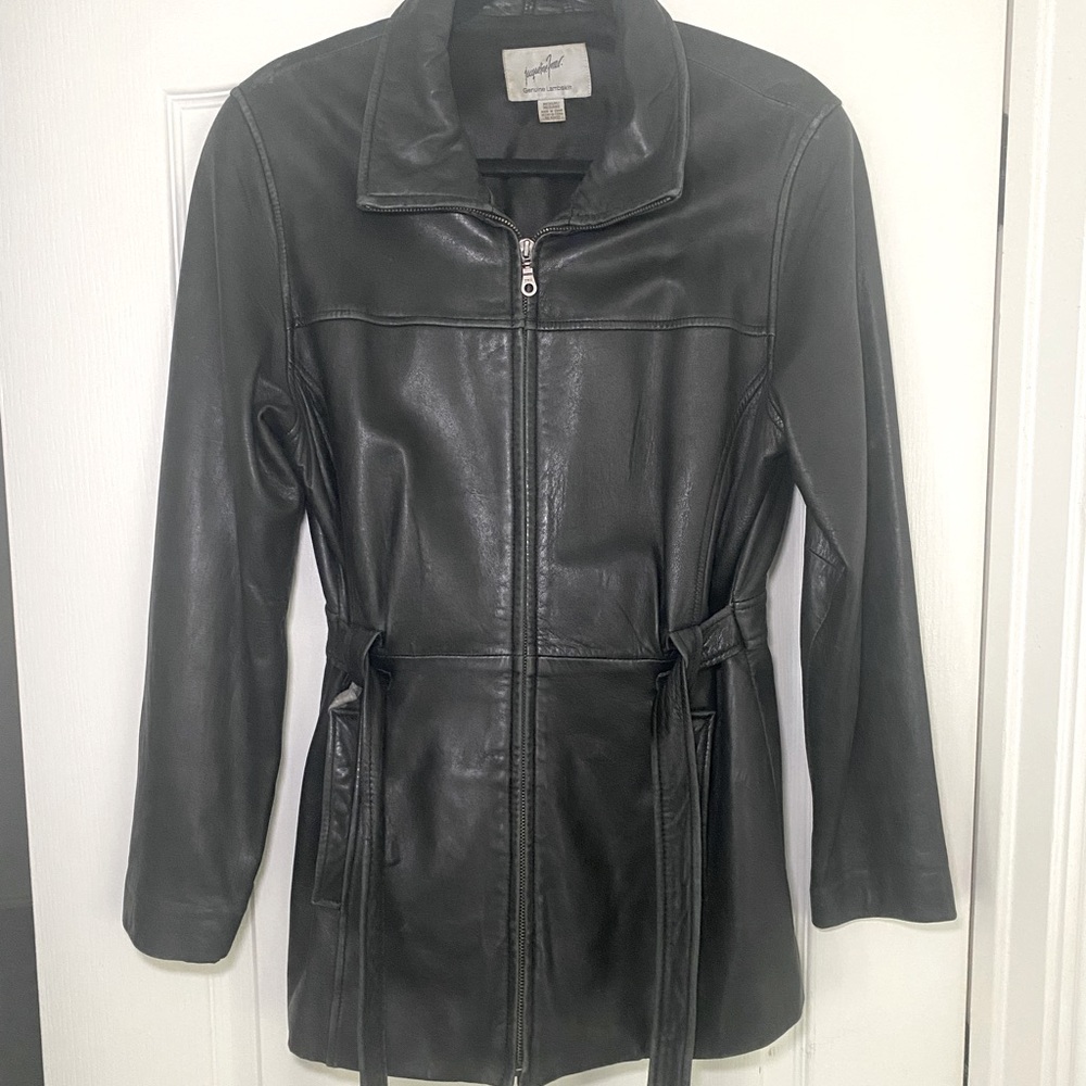 Vintage Jaqueline Ferrar Lambskin Leather Jacket